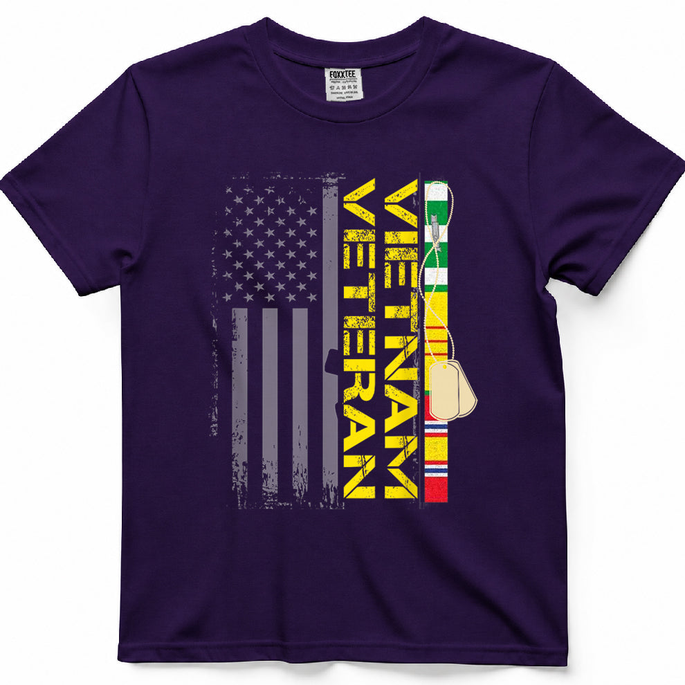 Vietnam War Vet US Flag Tee – view 7