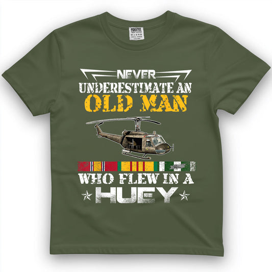 Vietnam Veteran UH-1 Helicopter Vintage Tee – view 2