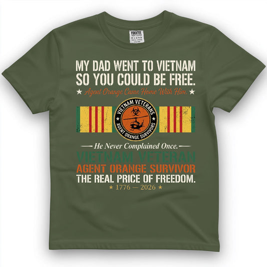 My Dad Went To Vietnam Tee – view 2