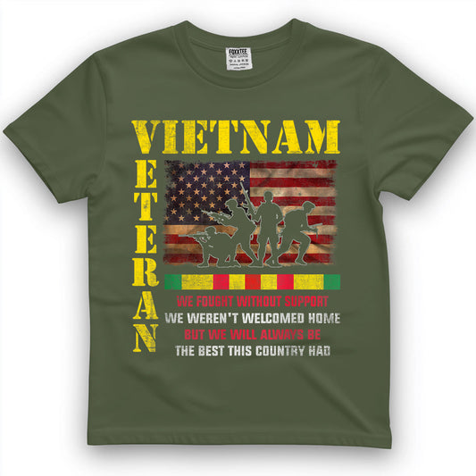 Vietnam Veteran, The Best America Had Tee – view 2
