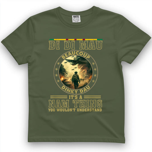 Vietnam Veteran Di Di Mau Memorial Tee – view 2