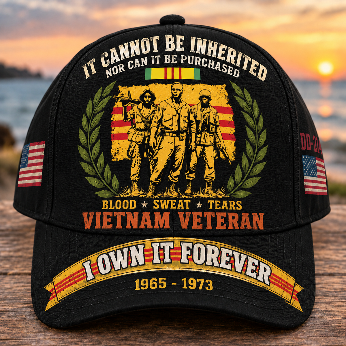 It Cannot Be Inherited Nor Can It Be Purchased I Own It Forever Vietnam Veteran Cap