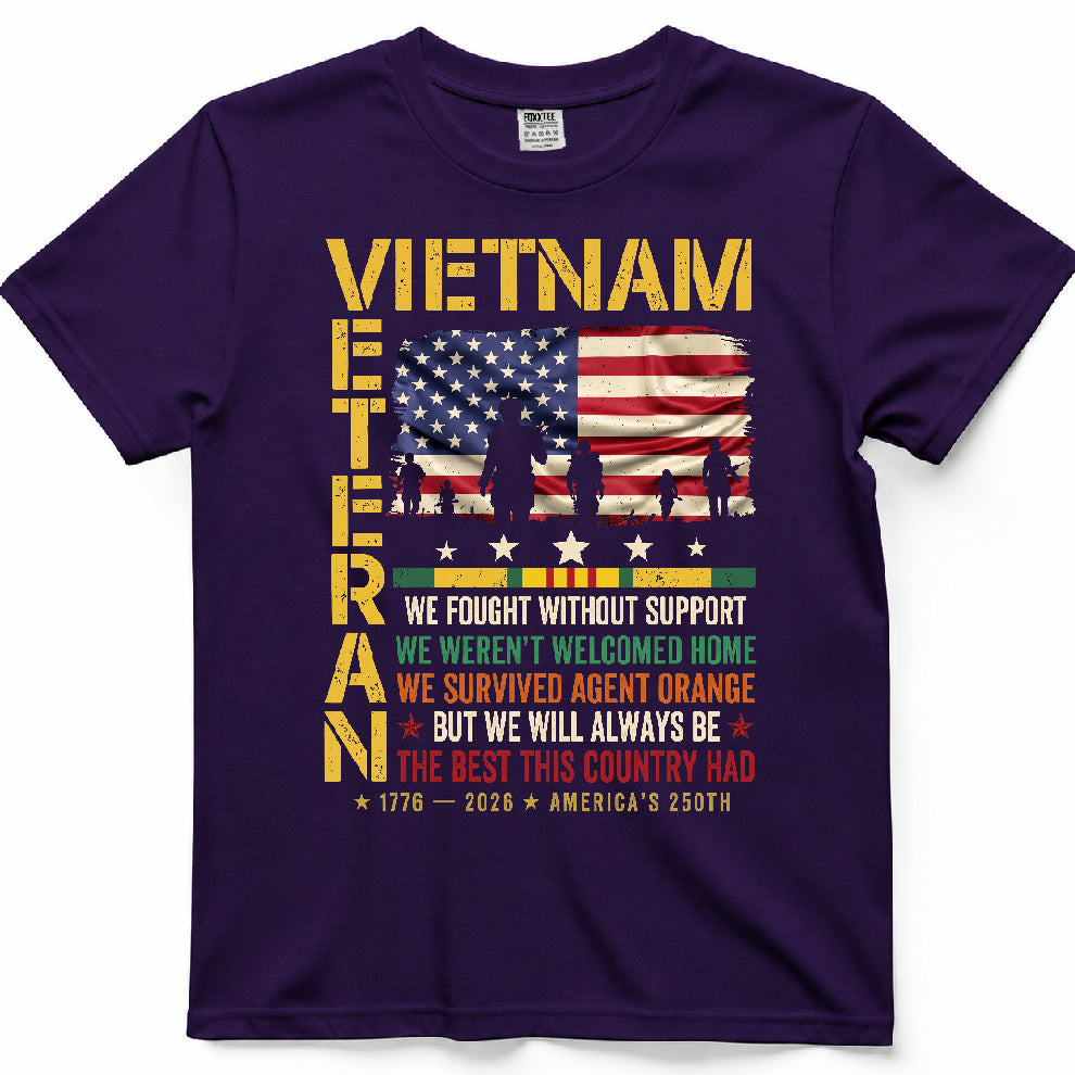 We Fought Without Support Vietnam Veteran Shirt – view 7