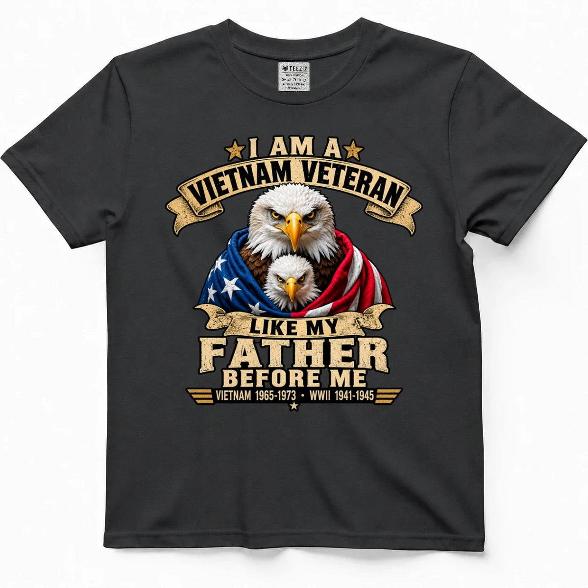 I Am A Vietnam Veteran T-Shirt – view 7