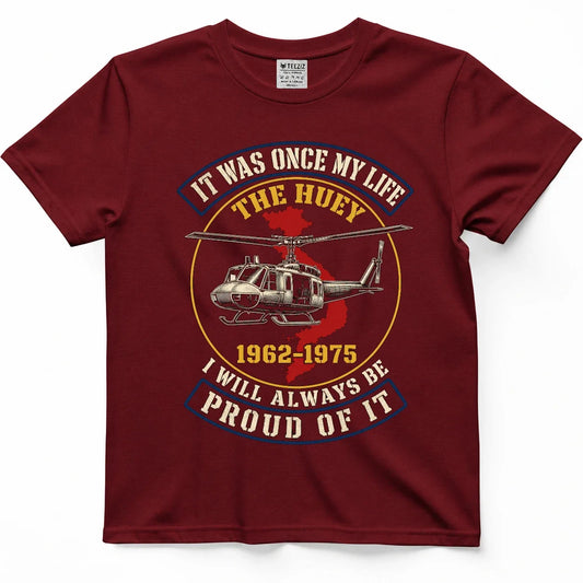 The Huey Was My Life Vietnam Veteran Tee – view 2