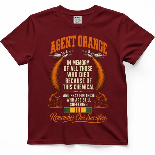 Remember Our Sacrifice Agent Orange Memorial Tee – view 2