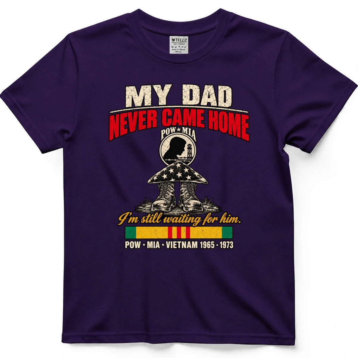 My Dad Never Came Home POW MIA Shirt – view 7