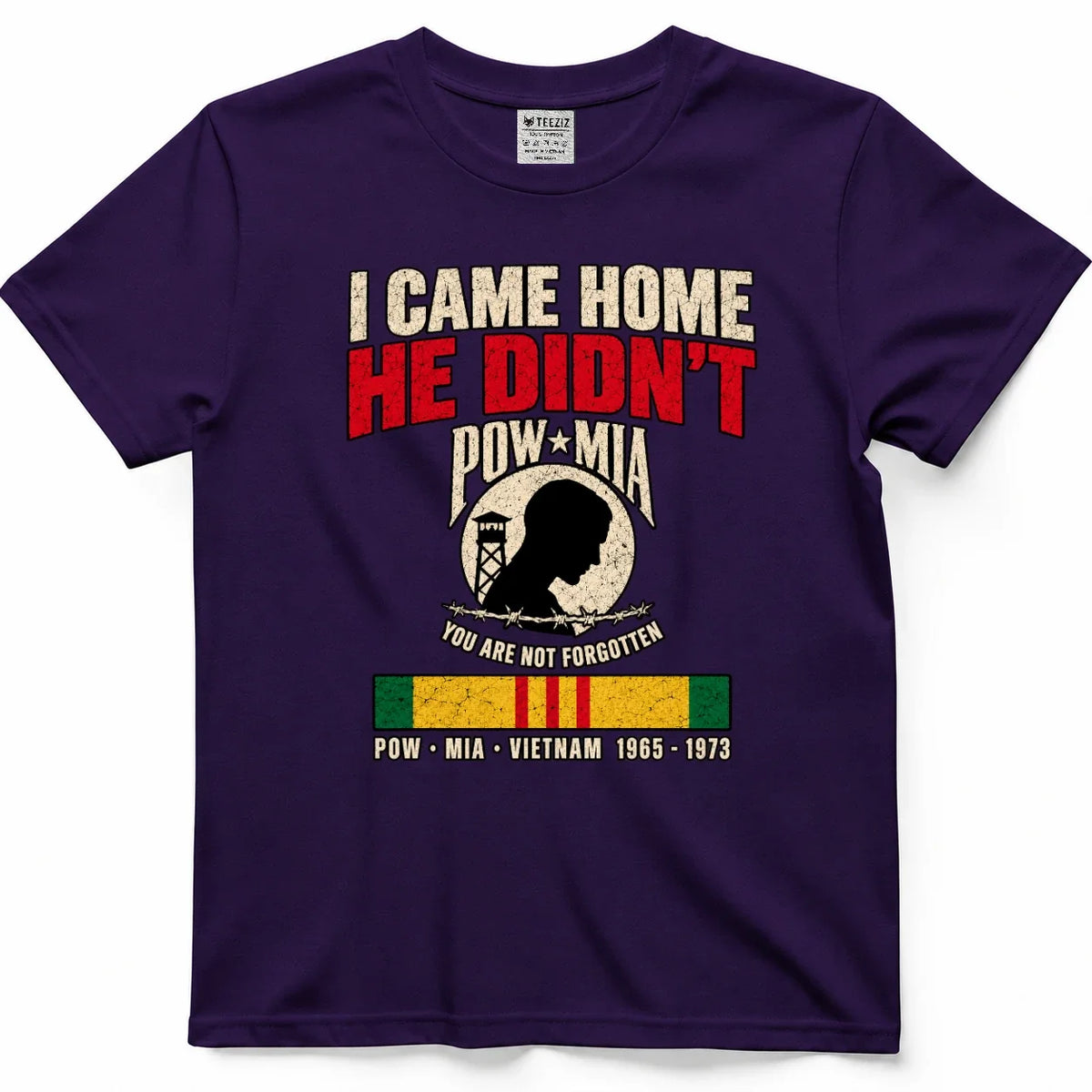 I Came Home, He Didn't POW MIA Vietnam Veteran Shirt – view 7