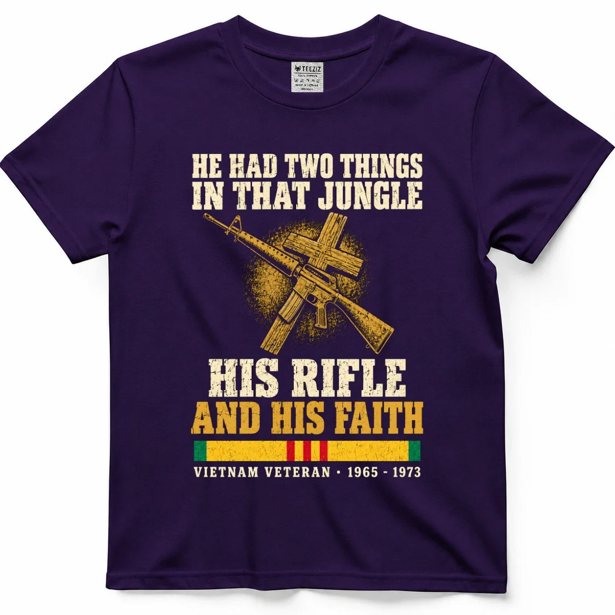 He Had Two Things In That Jungle, His Rifle And His Faith Shirt – view 7