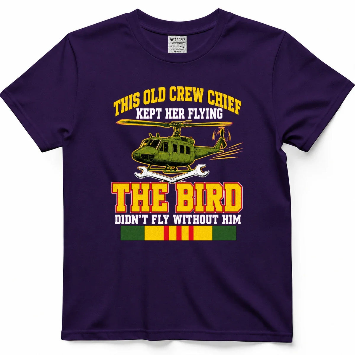 This Old Crew Chief Kept Her Flying Vietnam Veteran Tee – view 7