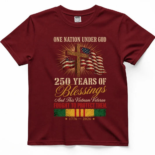 One Nation Under God, 250 Years Of Blessings Tee – view 2