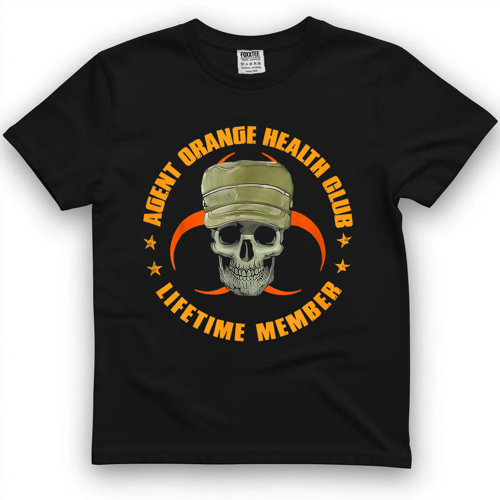 Agent Orange Health Club Lifetime Member Vietnam Vet Tee by OLDMANVET