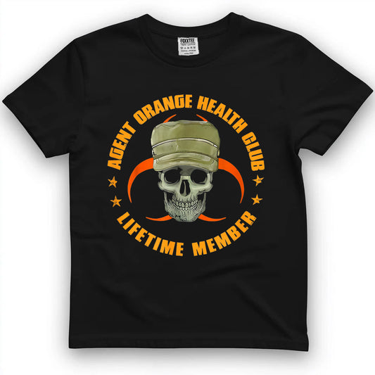 Agent Orange Health Club Lifetime Member Vietnam Vet Tee by OLDMANVET