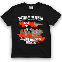 Vietnam Veteran Agent Orange Sprayed And Betrayed Tee