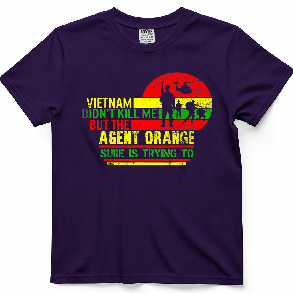 Vietnam Veterans Day Agent Orange Soldiers Tee – view 7