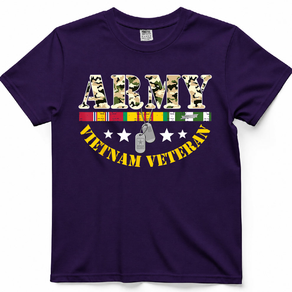 Army Vietnam Veteran USA Flag Tee – view 7