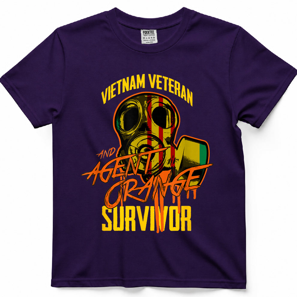 Vietnam Veteran And Agent Orange Survivor Tee – view 7