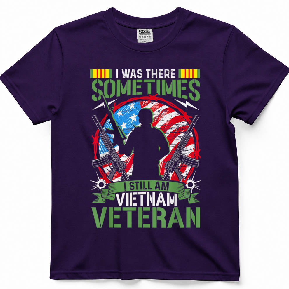 Was There, Sometimes I Still Am Vietnam Veteran Tee – view 7