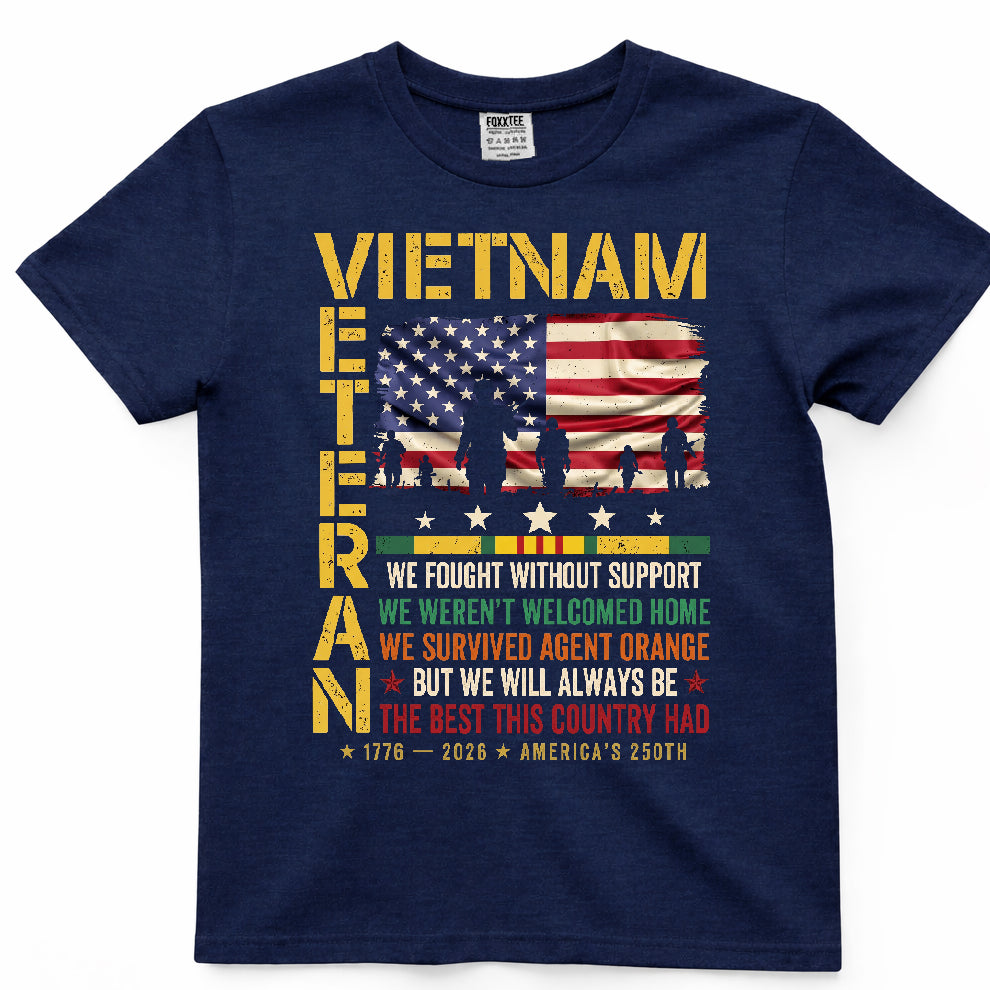 We Fought Without Support Vietnam Veteran Shirt – view 3