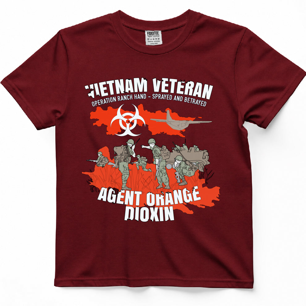 Vietnam Veteran Agent Orange Sprayed Tee – view 6