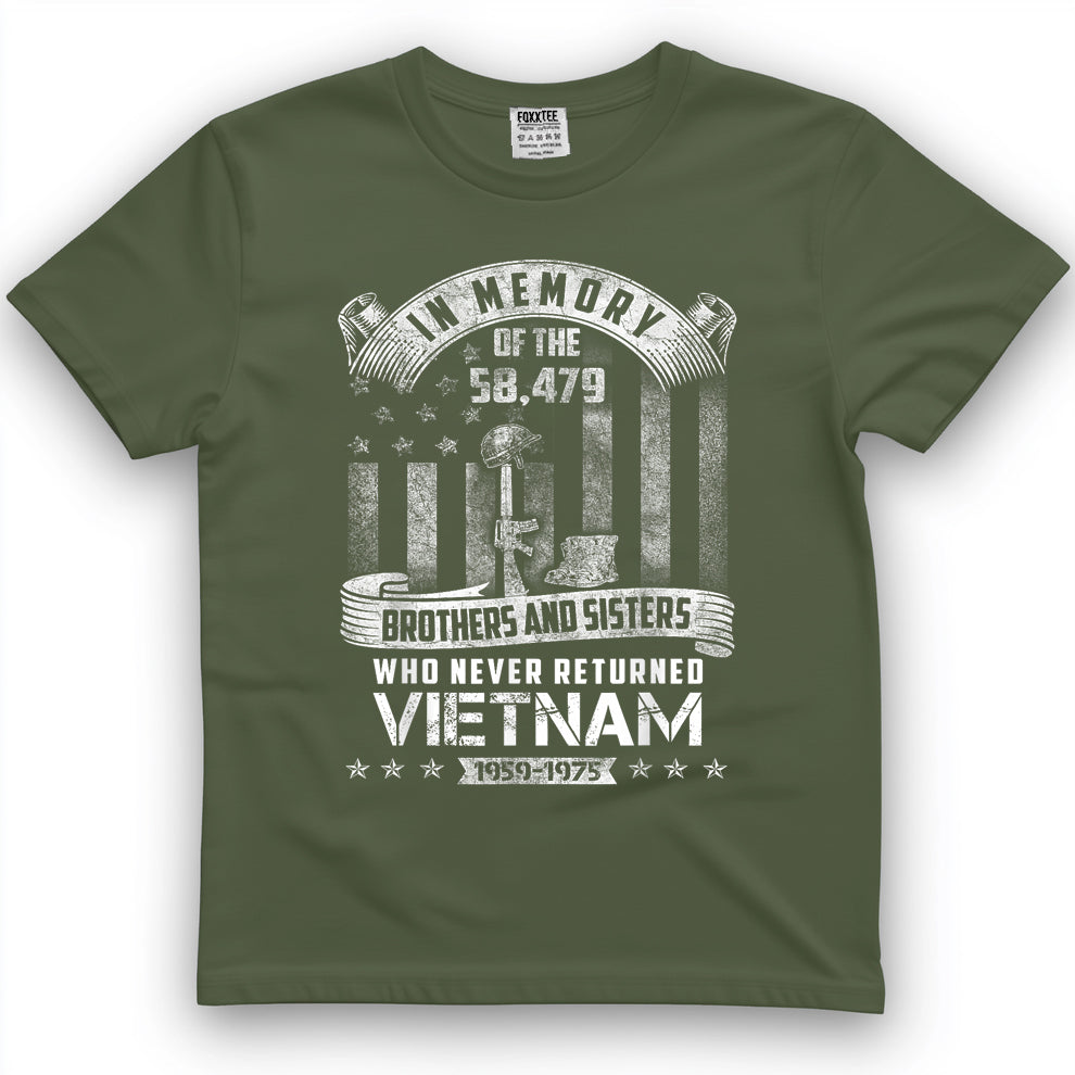 In Memory Of Vietnam Veterans Tee – view 2
