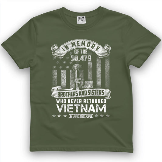 In Memory Of Vietnam Veterans Tee – view 2