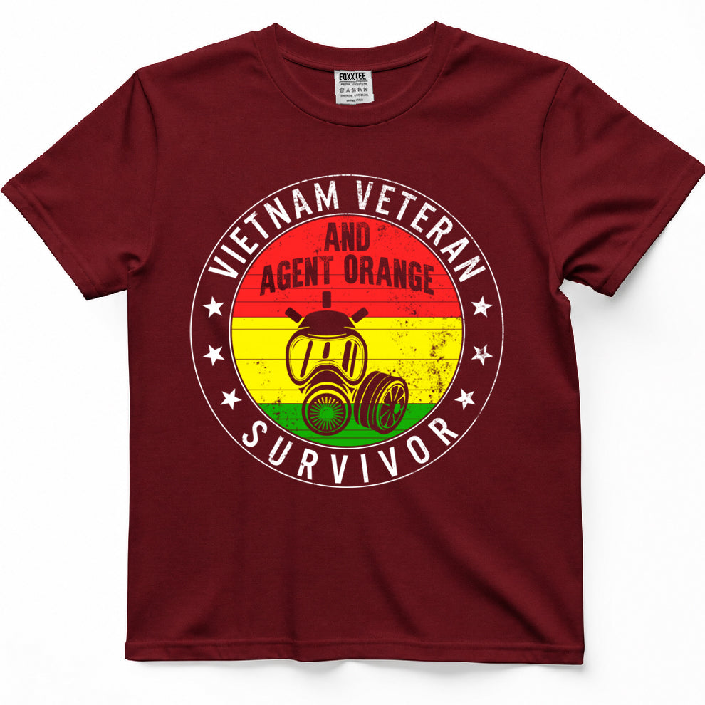 Vietnam Veteran & Agent Orange Survivor Veterans Day Shirt – view 6