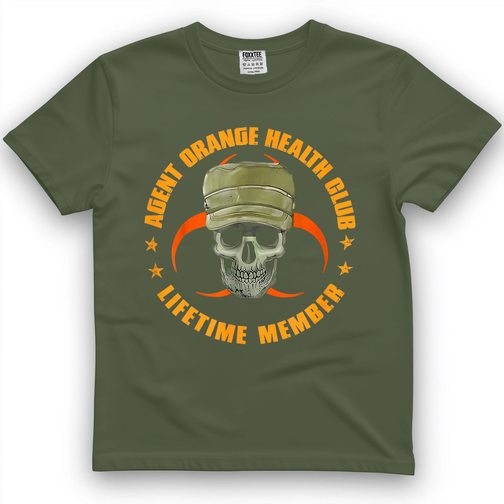 Agent Orange Health Club Lifetime Member Vietnam Vet Tee – view 2