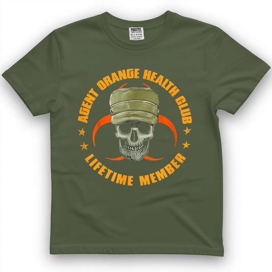 Agent Orange Health Club Lifetime Member Vietnam Vet Tee – view 2