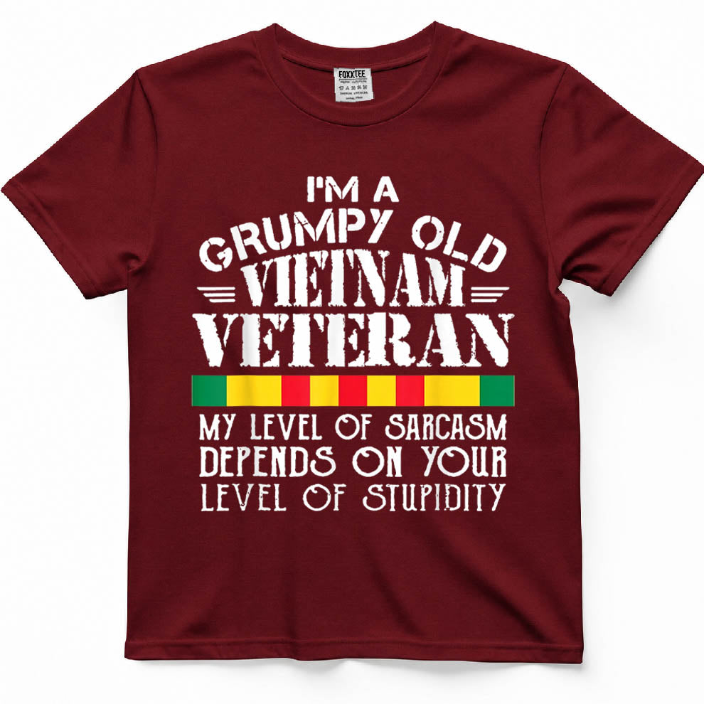 Never Underestimate An Old Man Who Is Also A Vietnam Veteran Shirt – view 6
