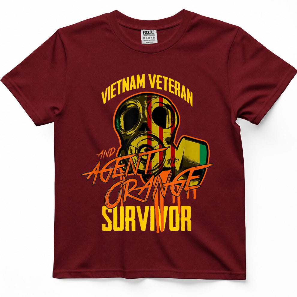 Vietnam Veteran And Agent Orange Survivor Tee – view 6