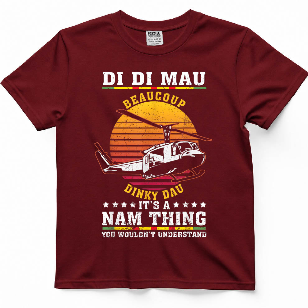 Di Di Mau, Beaucoup Dinky Dau Vintage Vietnam Veteran Tee – view 6
