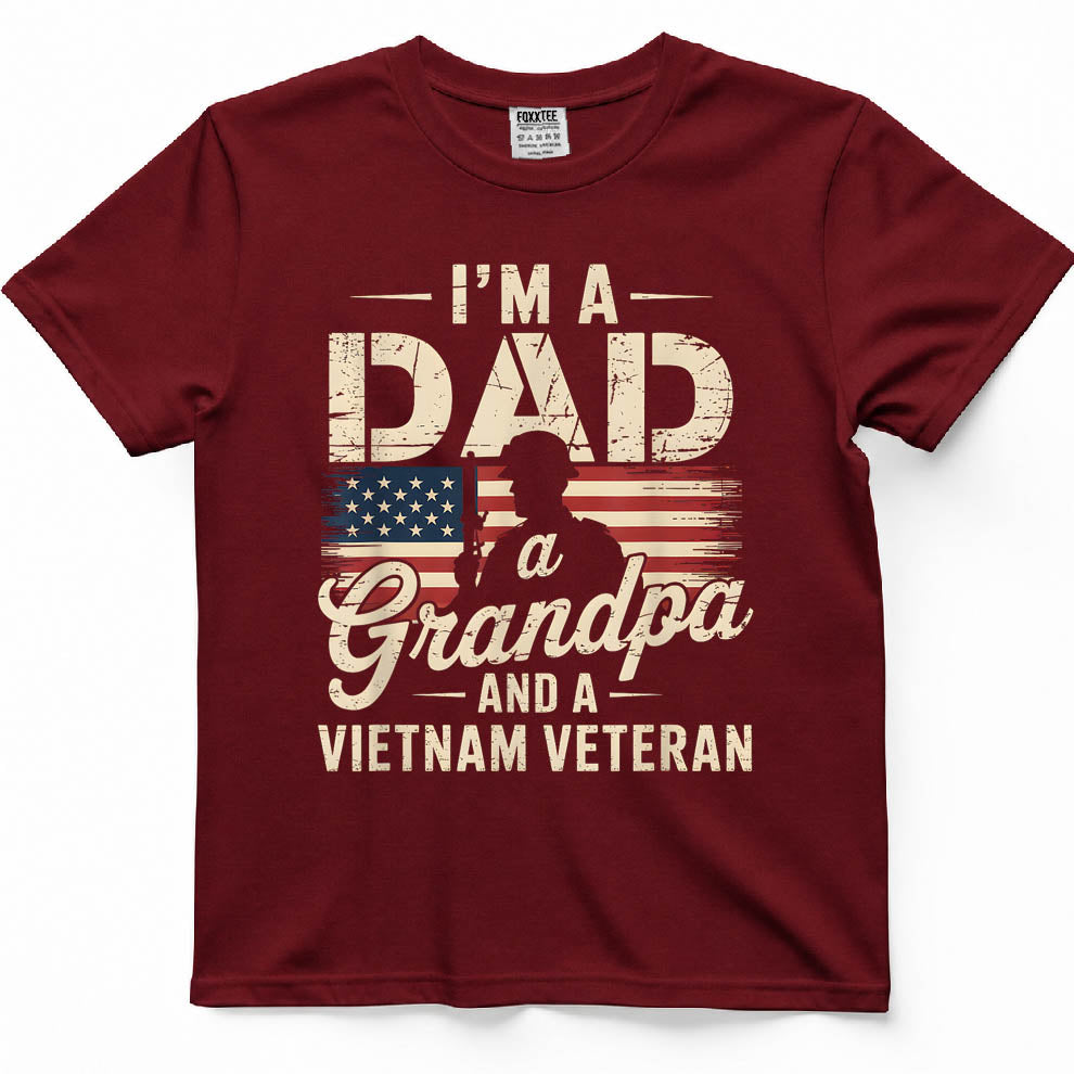 Dad, Grandpa, Vietnam Veteran Vintage Tee – view 6