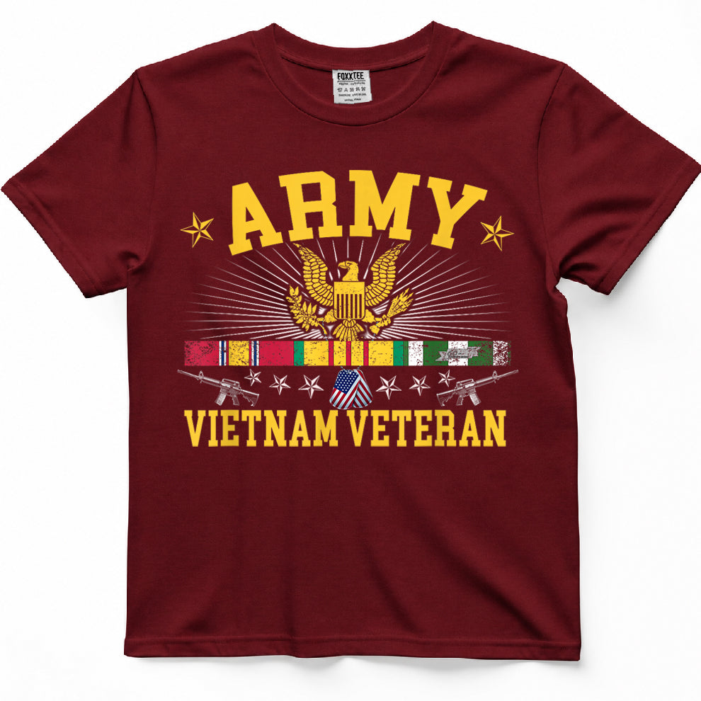 Vietnam Veteran USA Flag Tee – view 6