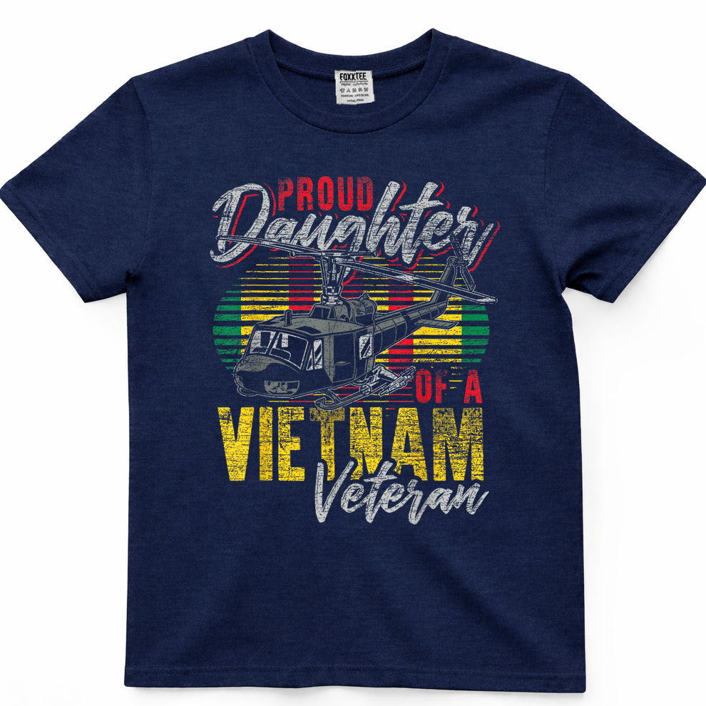 Proud Daughter Of A Vietnam Veteran Tee – view 3
