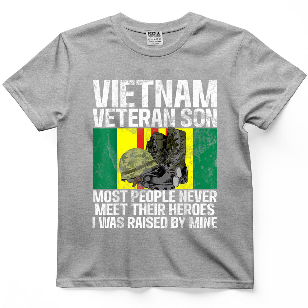 Vietnam Veteran's Son Patriotic Soldier Tee – view 5