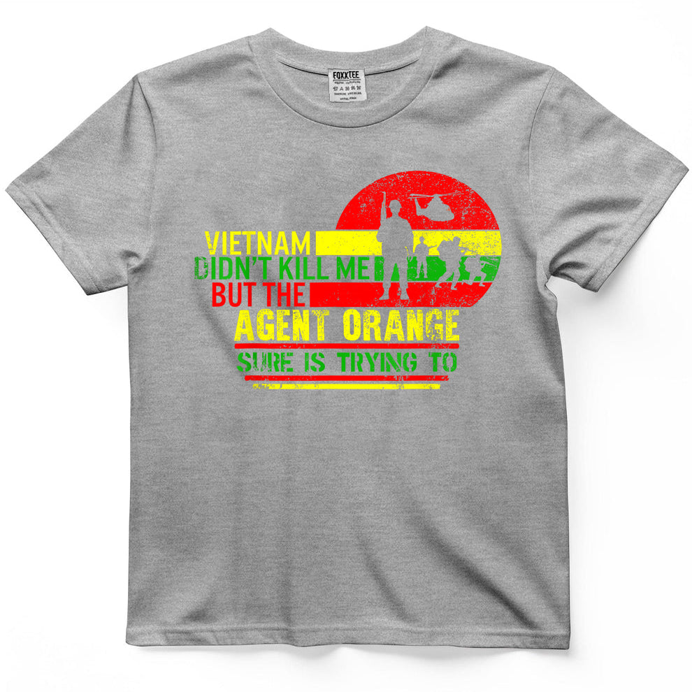 Vietnam Veterans Day Agent Orange Soldiers Tee – view 5