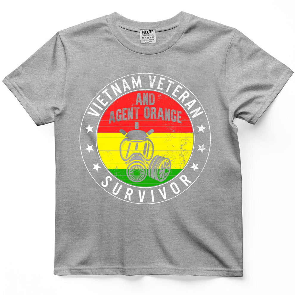 Vietnam Veteran & Agent Orange Survivor Veterans Day Shirt – view 5