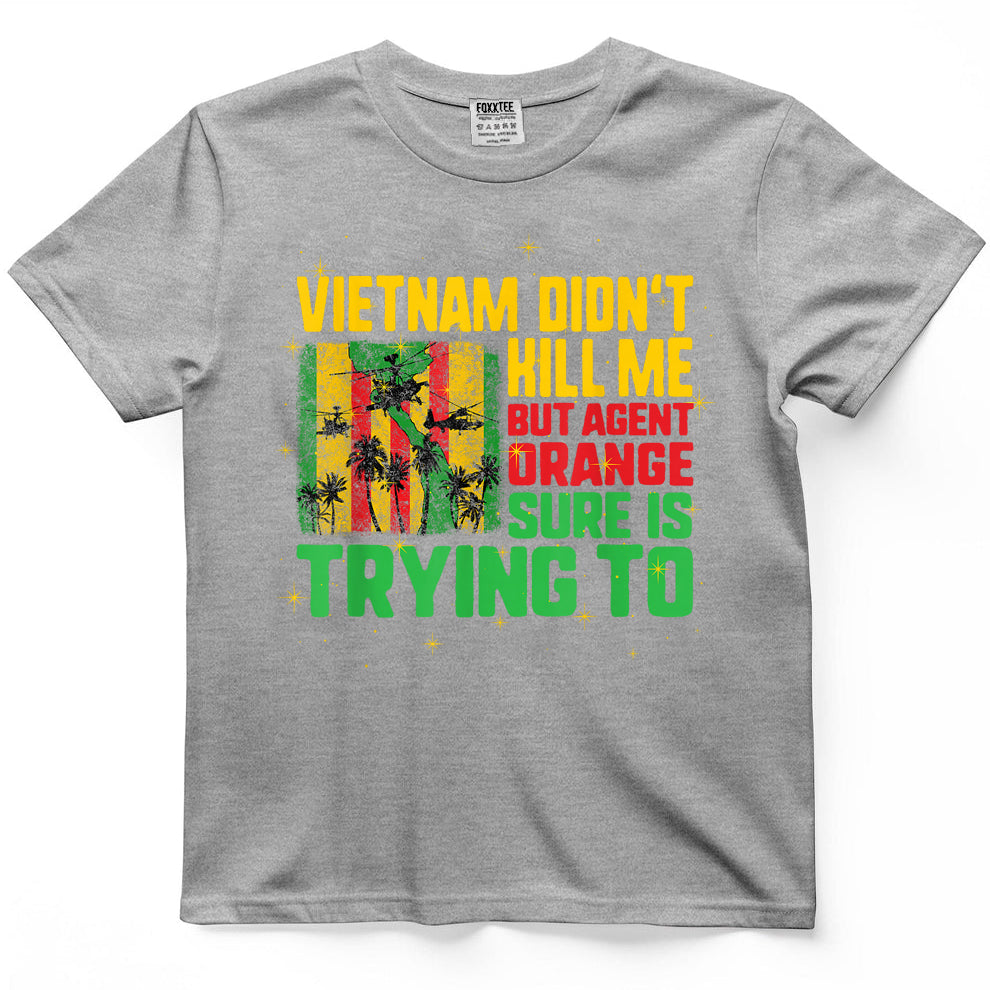 Agent Orange Retired Soldiers Vietnam Veterans Day Shirt – view 5