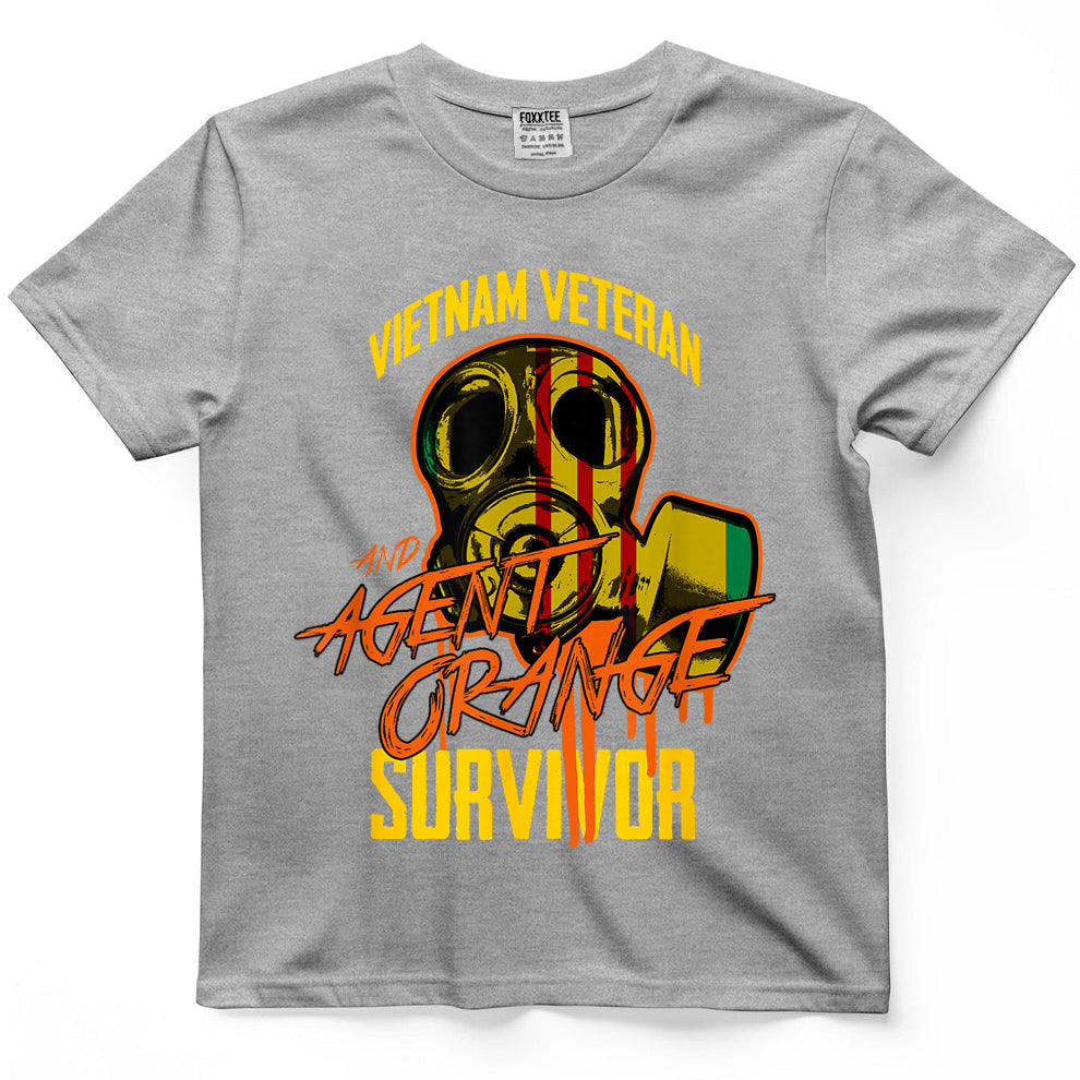 Vietnam Veteran And Agent Orange Survivor Tee – view 5