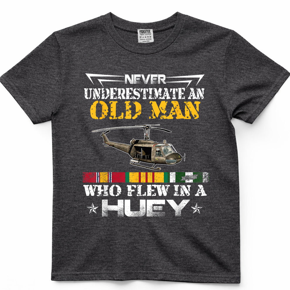 Vietnam Veteran UH-1 Helicopter Vintage Tee – view 4