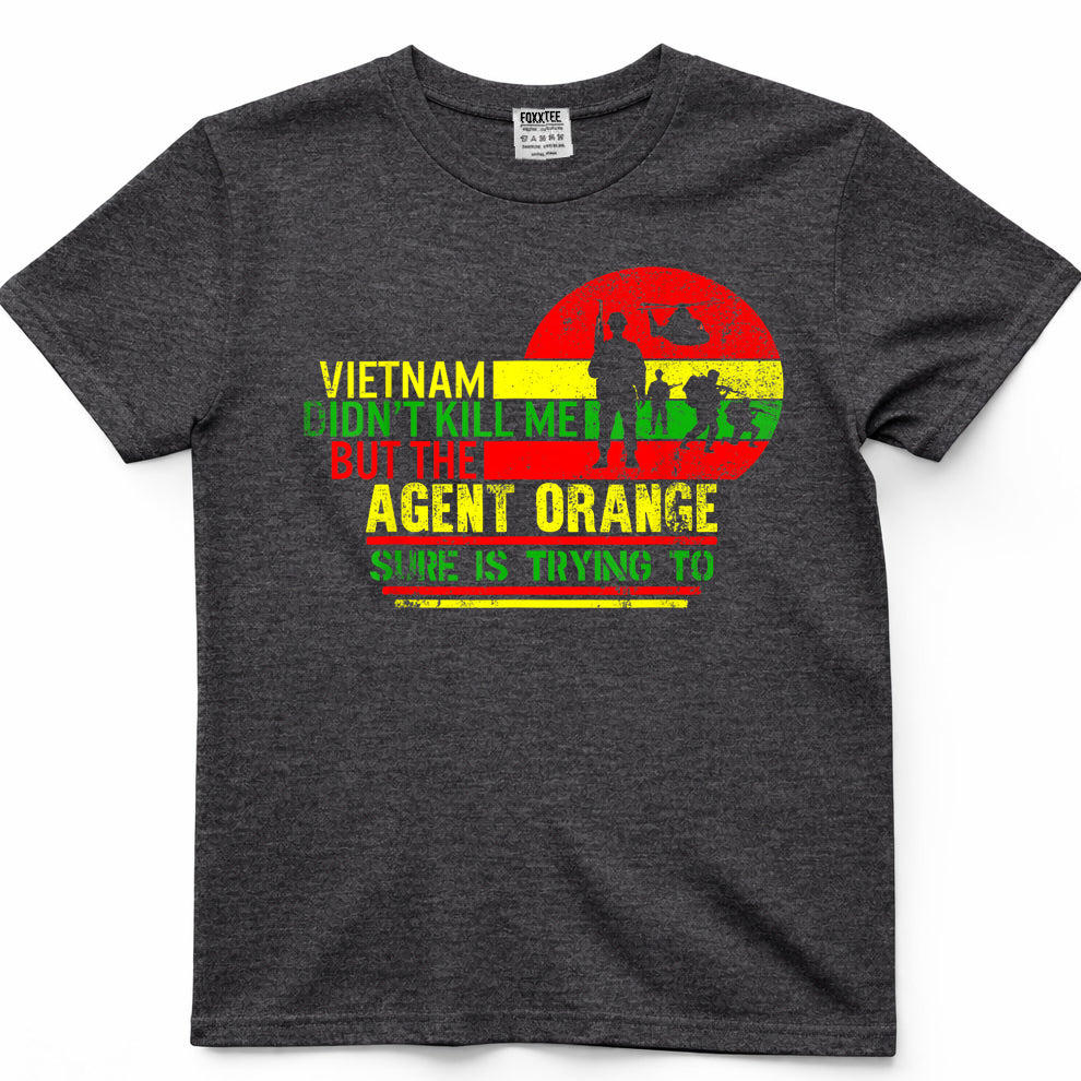 Vietnam Veterans Day Agent Orange Soldiers Tee – view 4