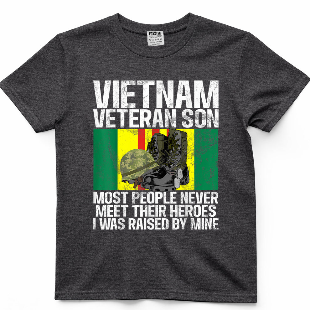 Vietnam Veteran's Son Patriotic Soldier Tee – view 4