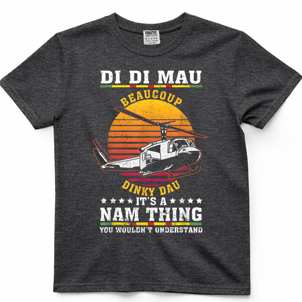 Di Di Mau, Beaucoup Dinky Dau Vintage Vietnam Veteran Tee – view 4
