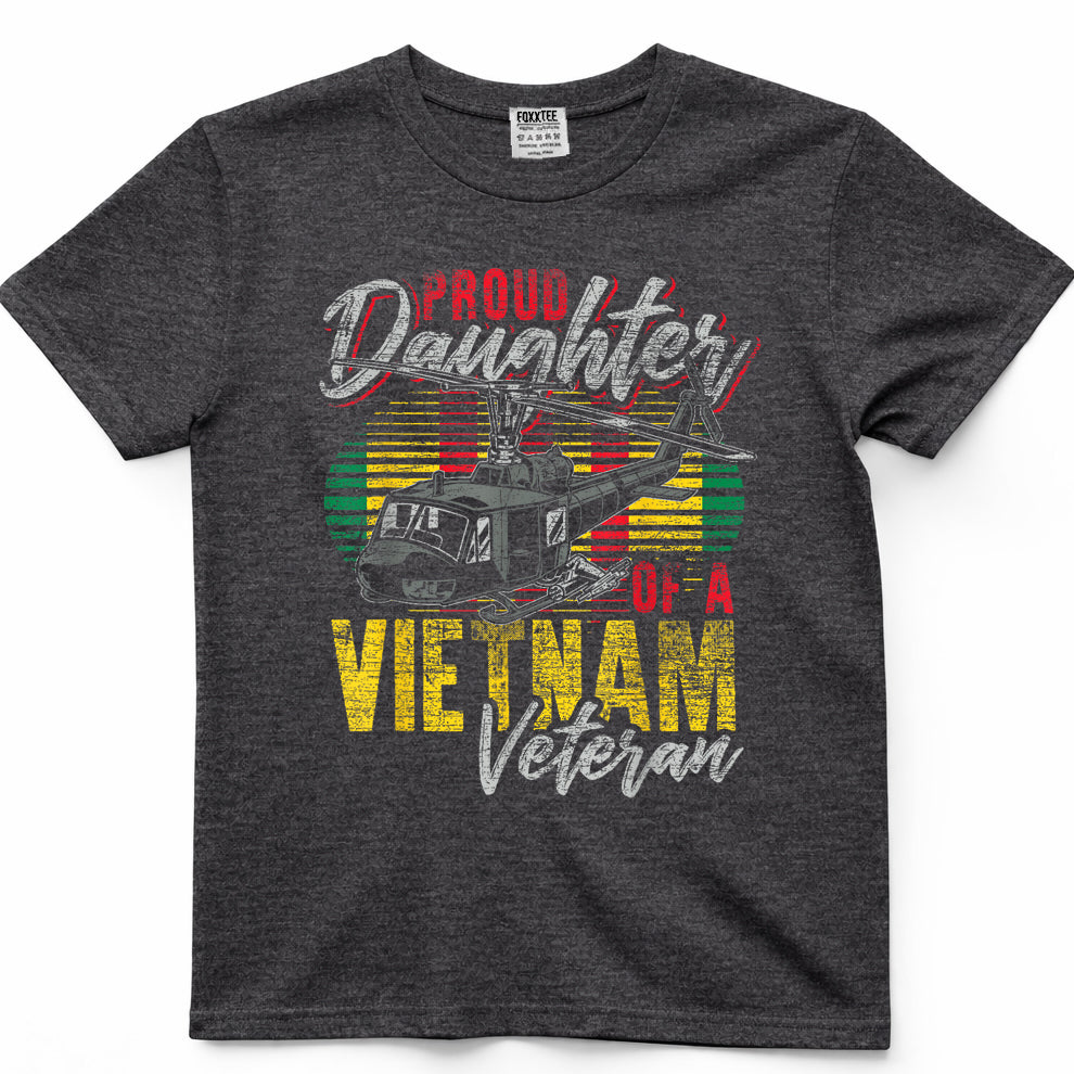 Proud Daughter Of A Vietnam Veteran Tee – view 4