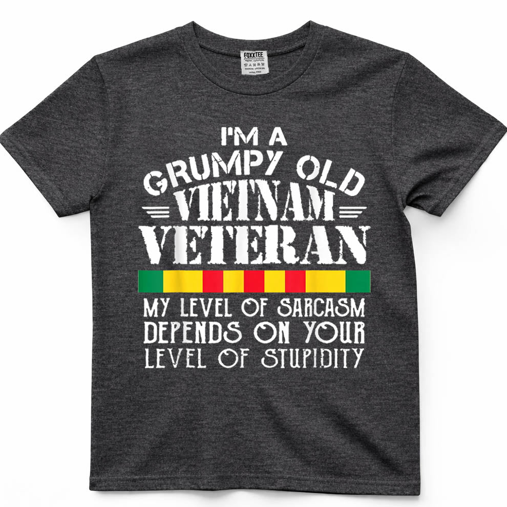 Never Underestimate An Old Man Who Is Also A Vietnam Veteran Shirt – view 4