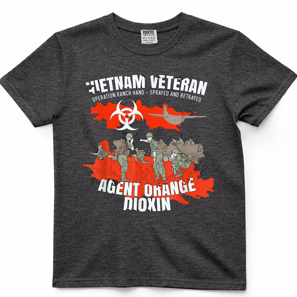 Vietnam Veteran Agent Orange Sprayed And Betrayed Tee – view 4