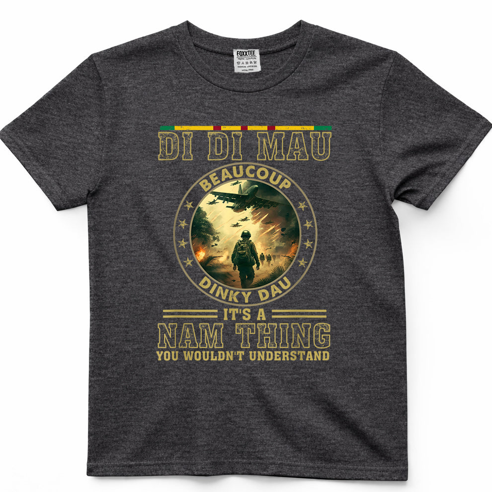Vietnam Veteran Di Di Mau Memorial Tee – view 4