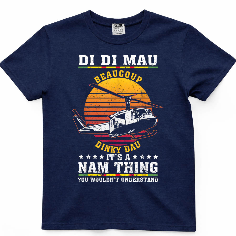 Di Di Mau, Beaucoup Dinky Dau Vintage Vietnam Veteran Tee – view 3