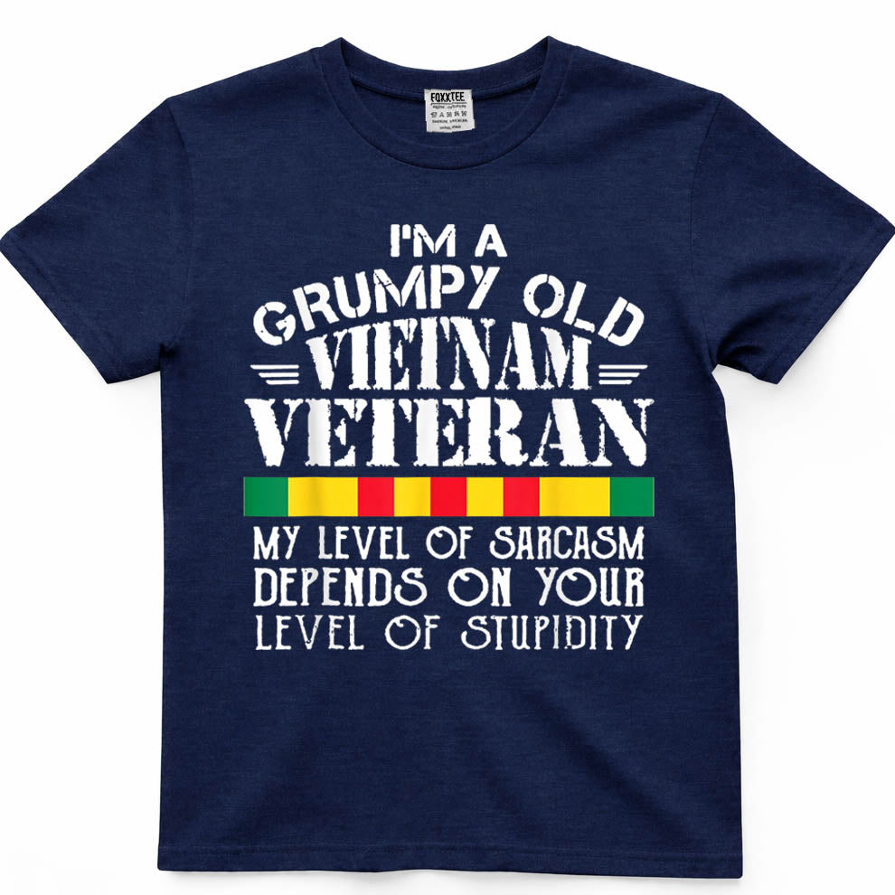 Never Underestimate An Old Man Who Is Also A Vietnam Veteran Shirt – view 3